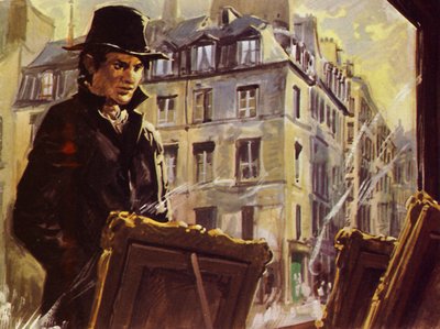 1900年、若いスペイン人がパリにやってきた-パブロピカソ 作： English School